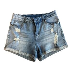 Brand Unknown | Women's Blue Jean Shorts | Size L | 0869